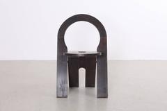 Rara sedia a quattro pieghe Roger Tallon nera