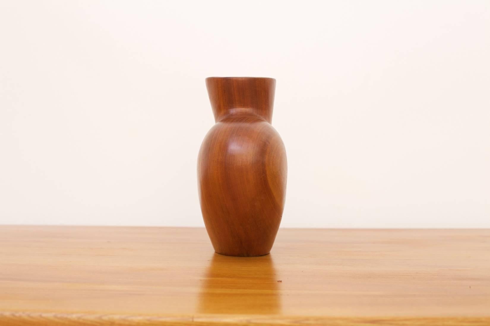 wooden pitcher