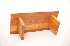 Pierre Chapo Coffee Table in Elm Wood, France 1970s