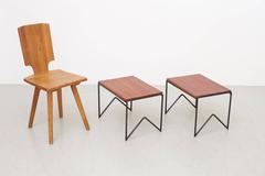 Set of 2 french Royère style coffee tables