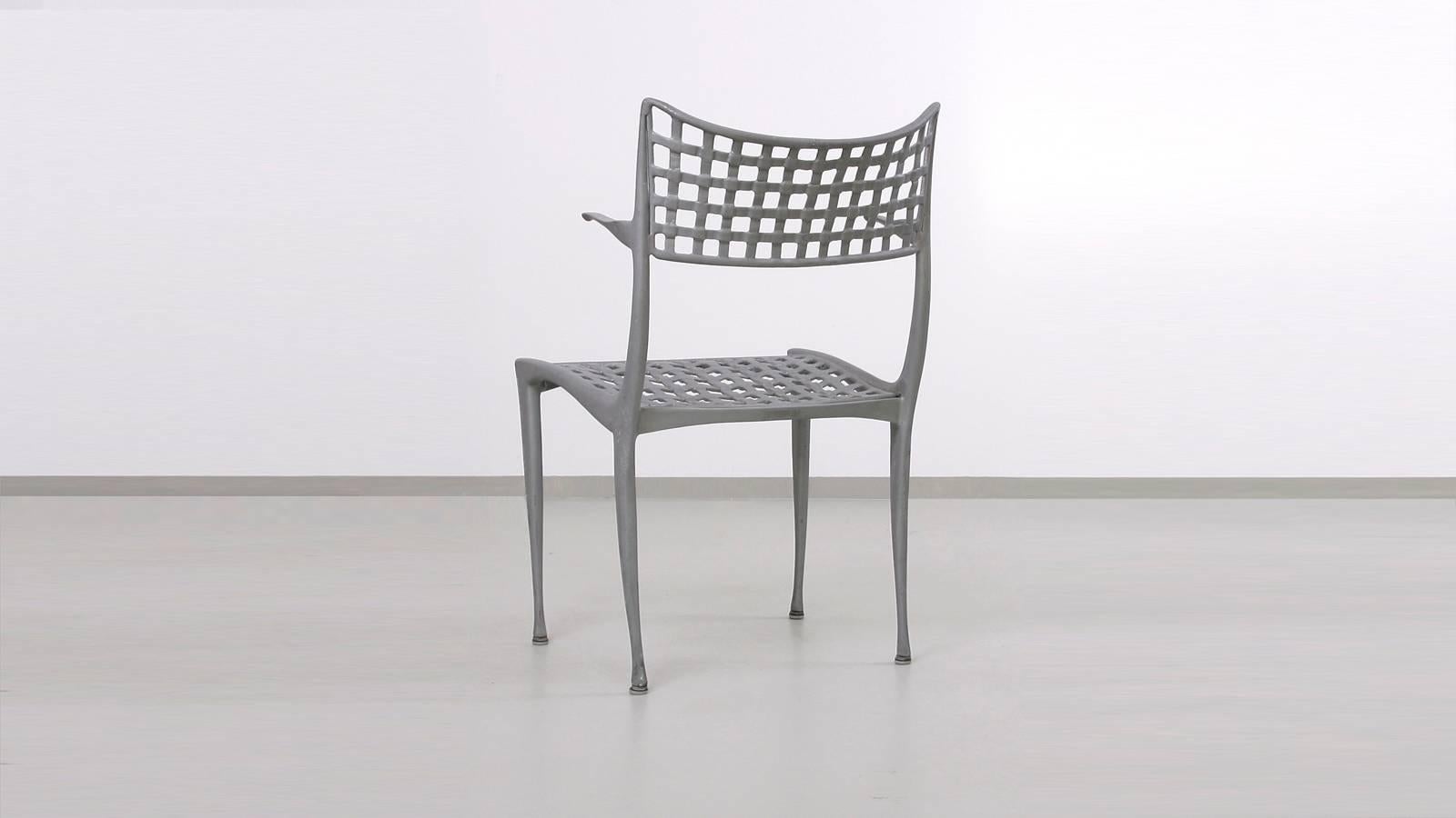 Mid-Century Modern Dan Johnson Aluminum Gazelle Chair, 1950s