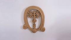 Bennington Pottery Hanging Woman Face and Standing Man Face by David Gil
