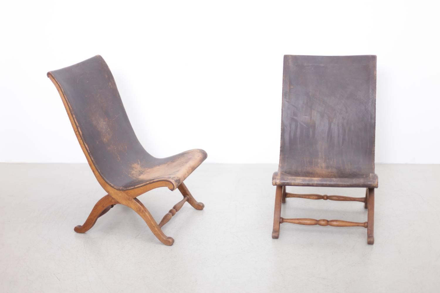 unique leather chairs