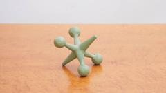 Cast Iron Bookend by Bill Curry in Green