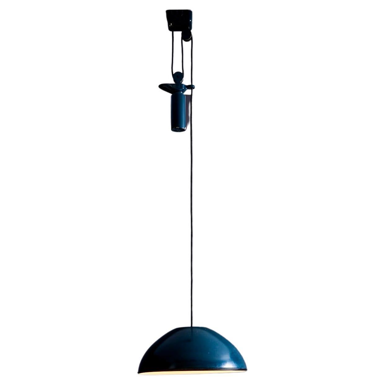 Pendant Lamp with Counter Weight by Achille Castiglioni Italy 1960s For Sale