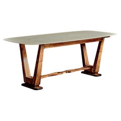 Extrordinary Marble-Top Dining Table, Italy 1950s