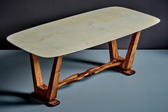 Extrordinary Marble-Top Dining Table, Italy 1950s