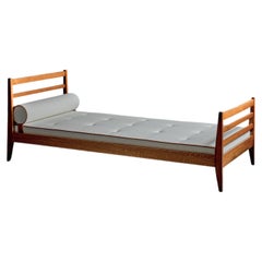 1940s French Daybed in the Manner of René Gabriel newly upholstered