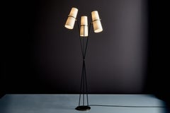 Three-Arm Floor Lamp by Maison Lunel, France, 1950s