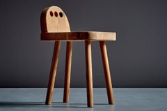 Scandinavian Sauna Stool made of solid Pine, Finland, 1960s