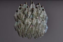 Poliedri Murano Glass Chandelier  attributed to Carlo Scarpa for Venini