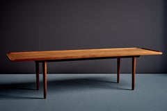 Teak Coffee Table with Sculpted Edge, Denmark, 1960s