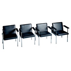 Set of Four Paddle Armchairs by George Nelson for Herman Miller