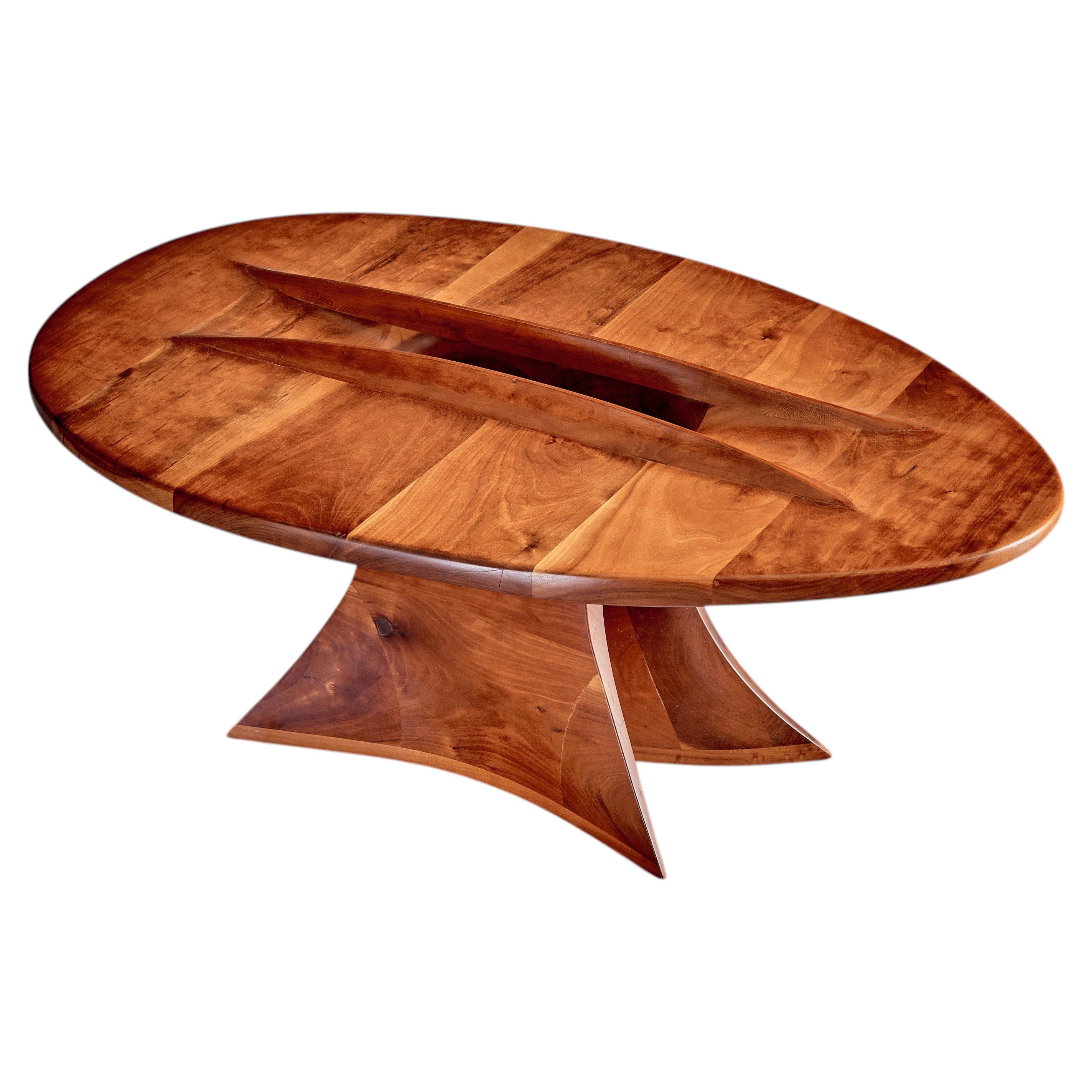One of a Kind 1970s American Studio Free Form Coffee Table