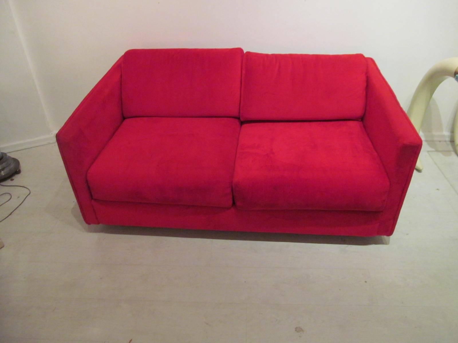 Late 20th Century Brutalist Paul Evans Style Loveseat by Adrian Pearsall for Craft Associates
