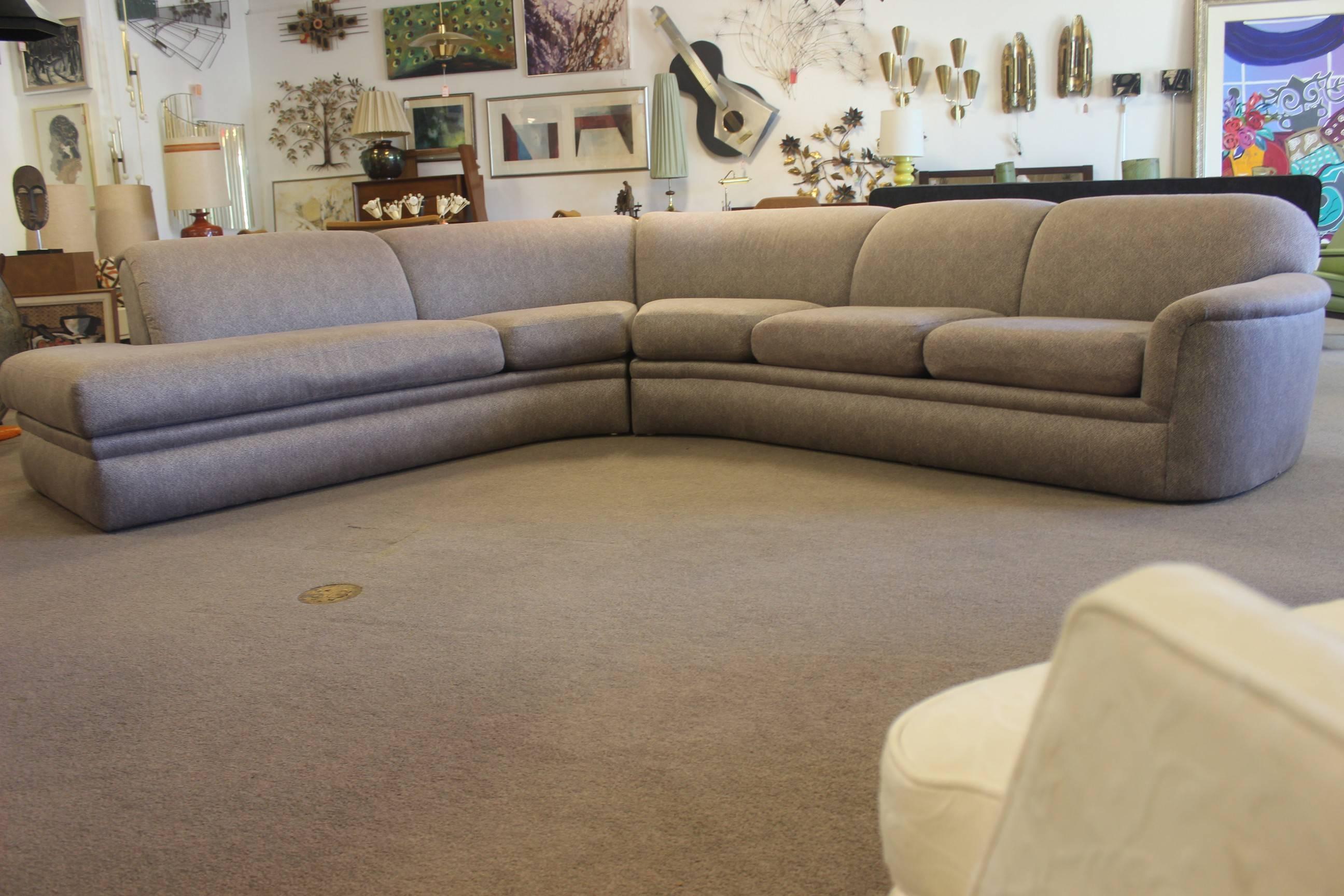Mid-Century Modern Milo Baughman for Thayer Coggin Two-Piece Sectional Sofa