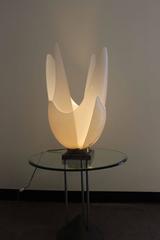 Pair of Large Rougier Tulip Form Table Lamps
