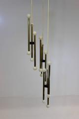 Amazing Sculptural Gaetano Sciolari Chandelier