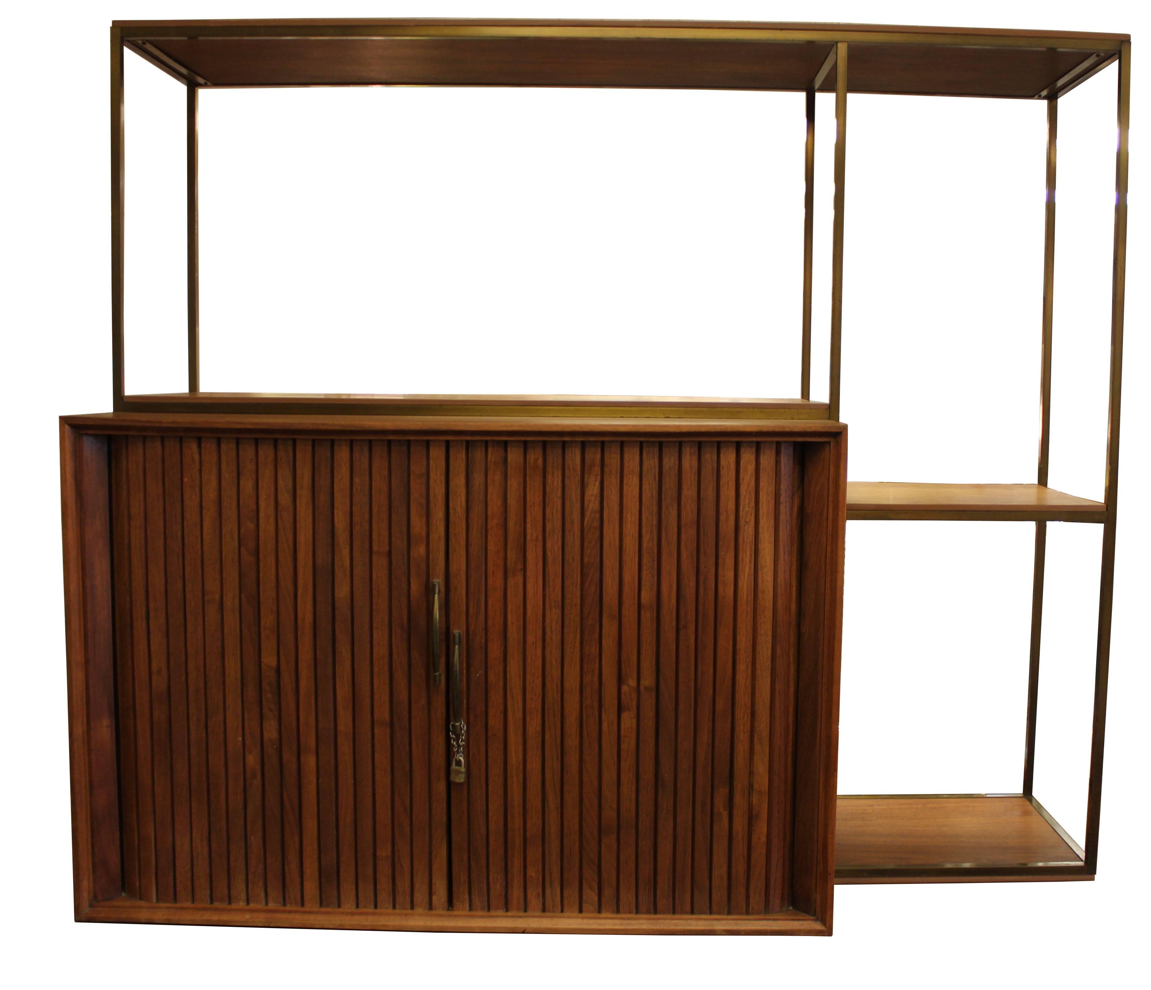 1950s Wall Unit by Robert Feller and Mark Furst for Furnette In Good Condition In Keego Harbor, MI