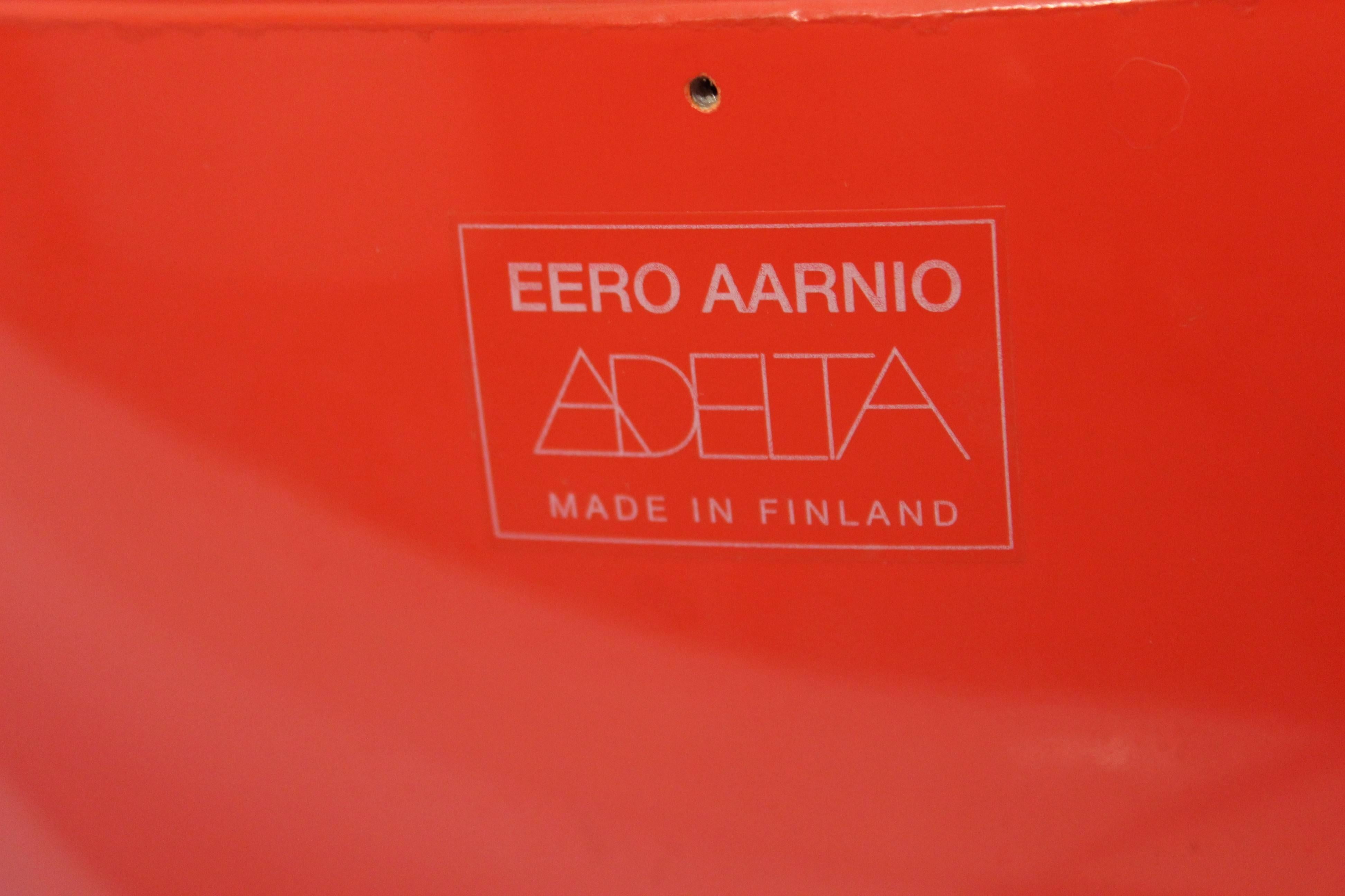 Mid-Century Modern Signed Original Eero Aarnio Tomato Chair Made in Finland