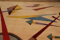 Large Abstract Guggenheim Modern Arts Collection Rug