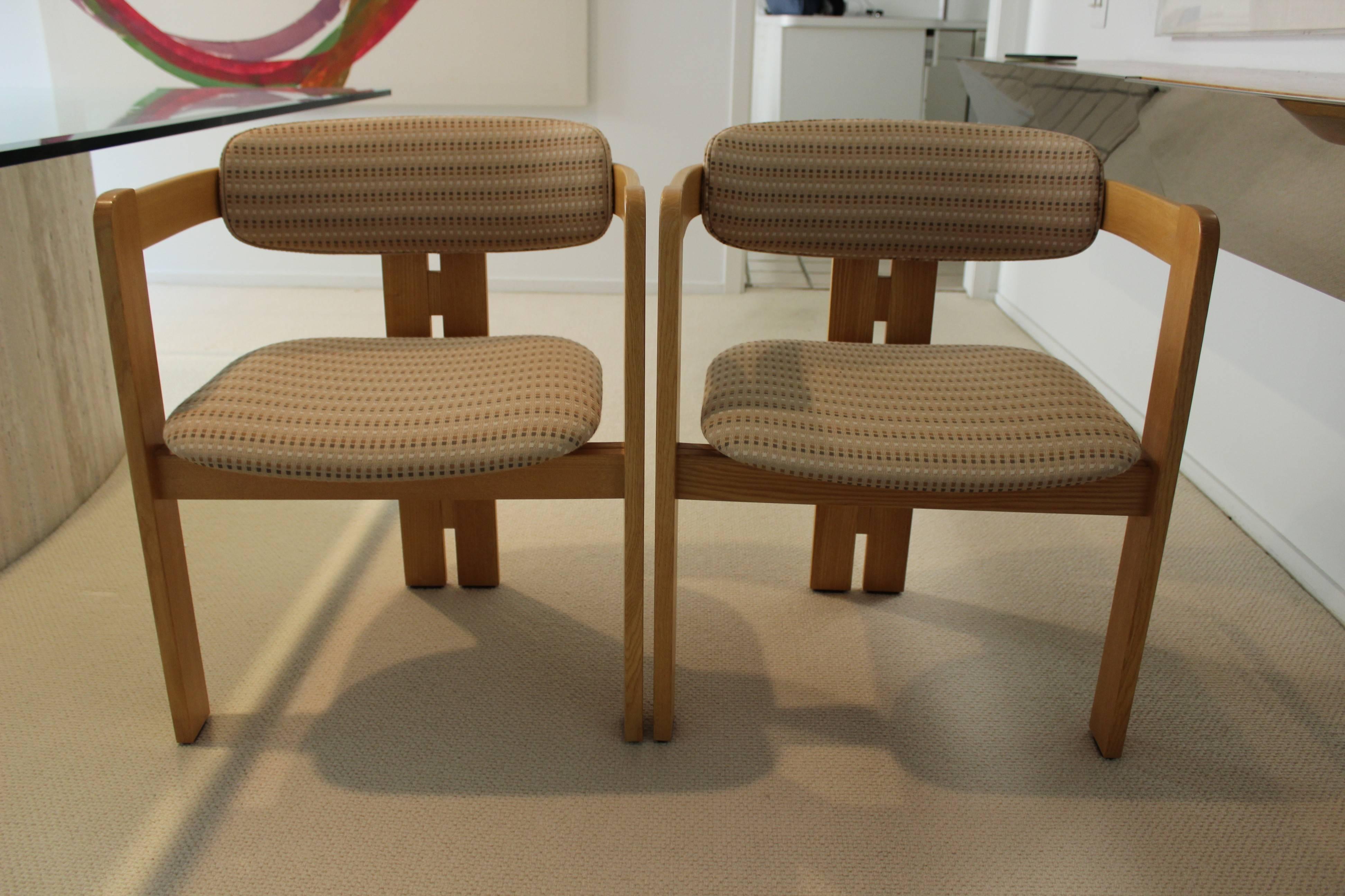 Made in Italy by Gavina, this set of six armchairs were designed by Tobia Scarpa. Rare to find six available together.