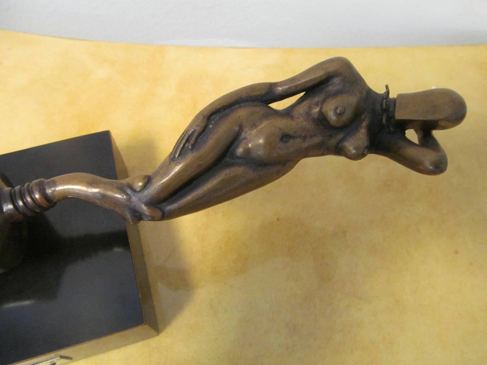 Rare signed bronze sculpture by Italian artist Tito Salomoni (1928-1986). Signed "Tito Salomoni" and "2/5".