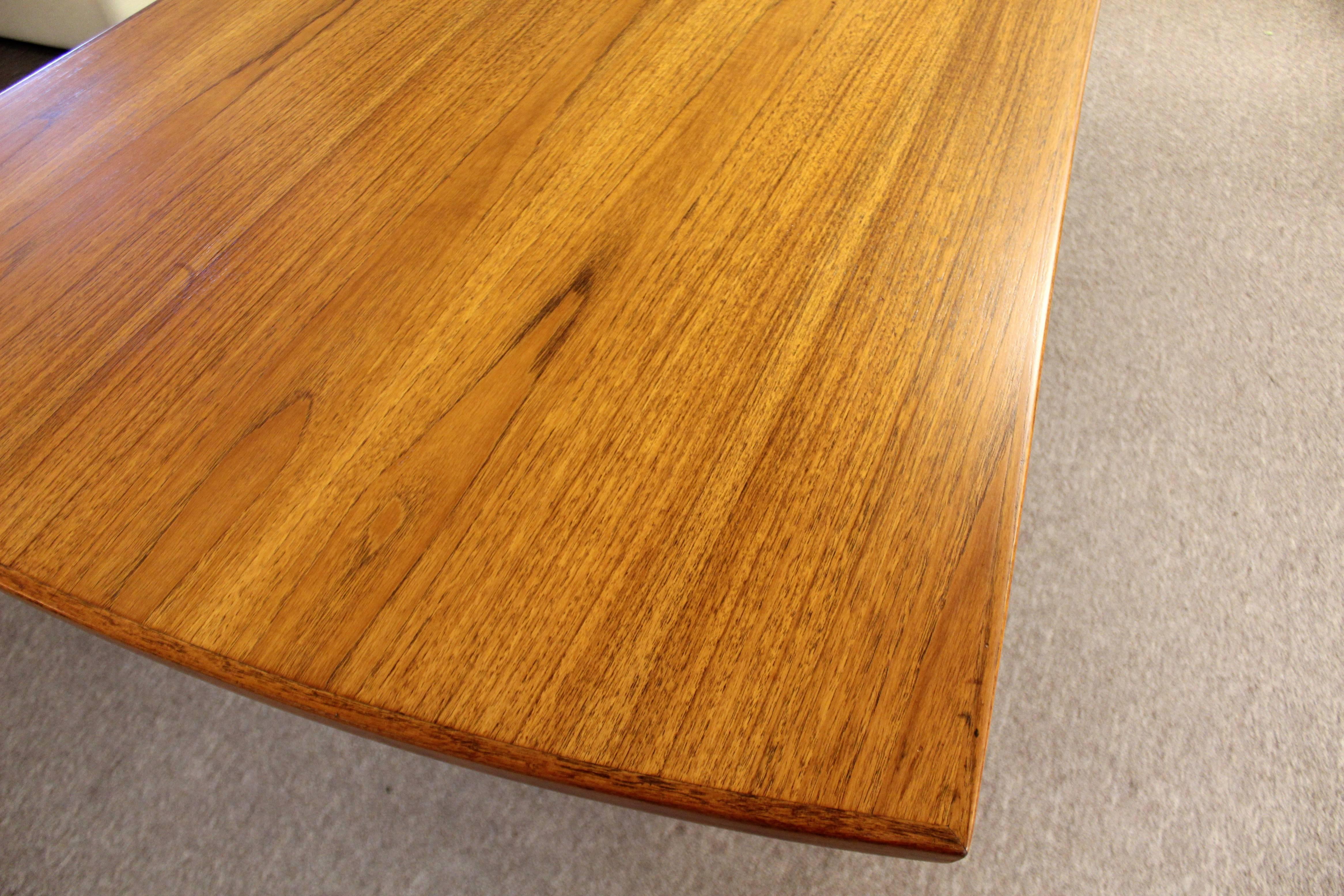 American Harvey Probber Bow Tie Teak and Mahogany Dining Table