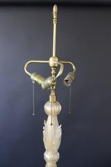 Art Deco Rare Large Barovier Toso Murano Glass Floor Lamp