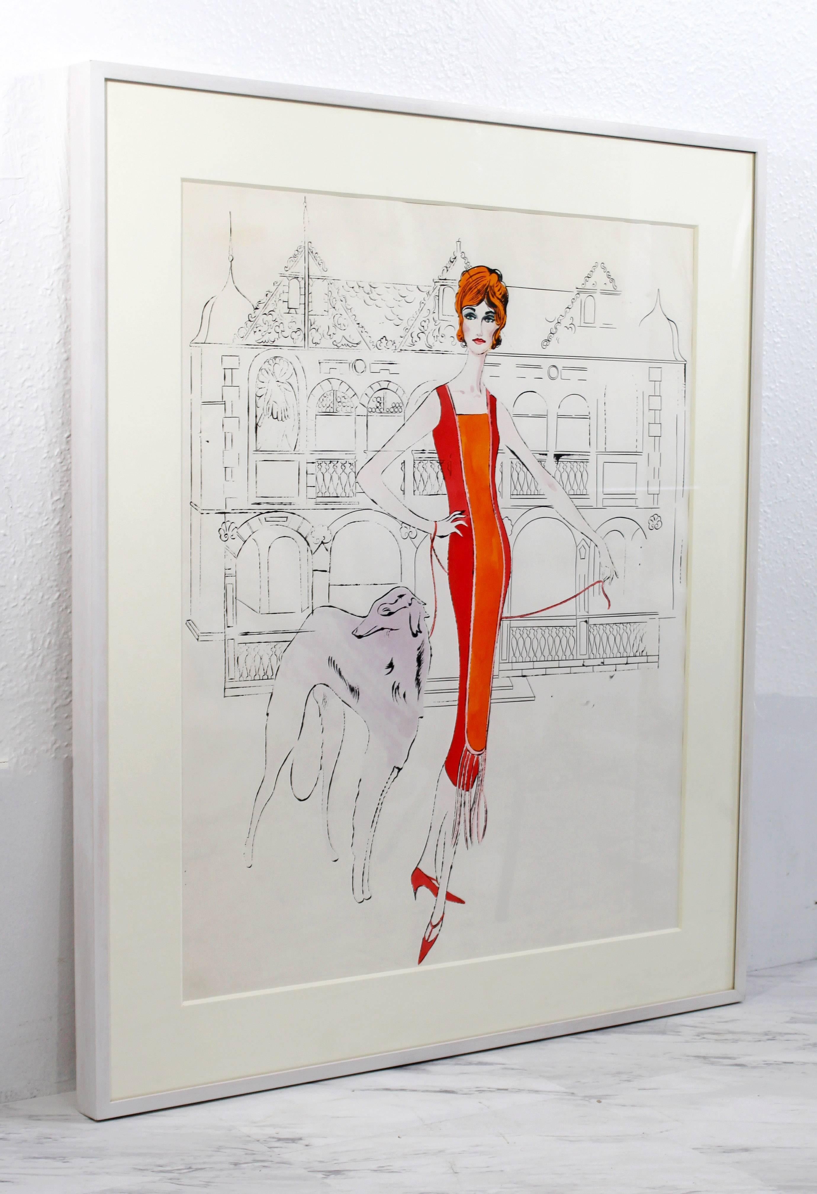 For your consideration is a stunning, original, ink drawing by Andy Warhol, entitled 