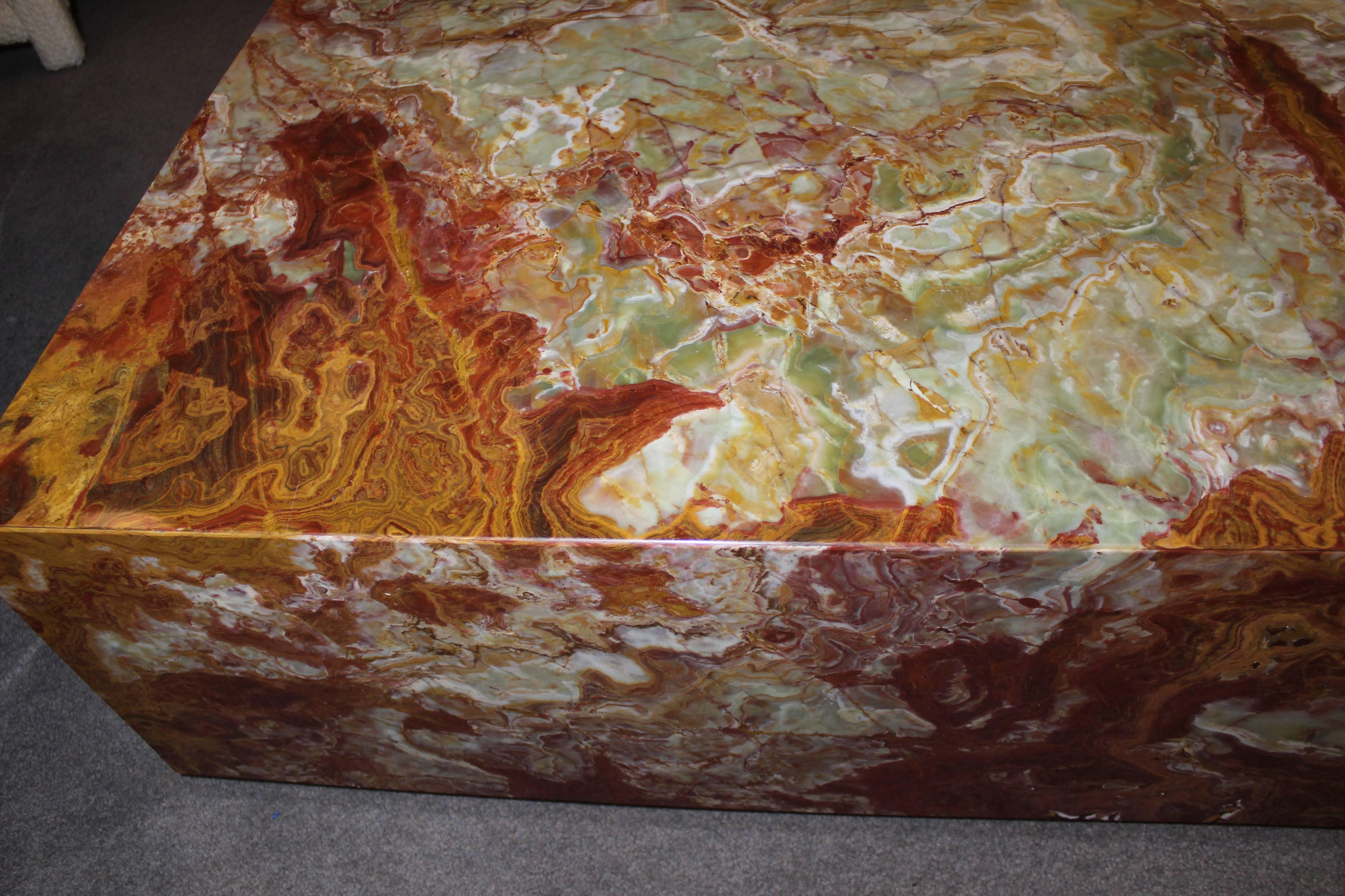 custom made marble coffee table