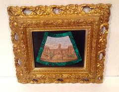 19th Century Framed Micro Mosaic Sculpture