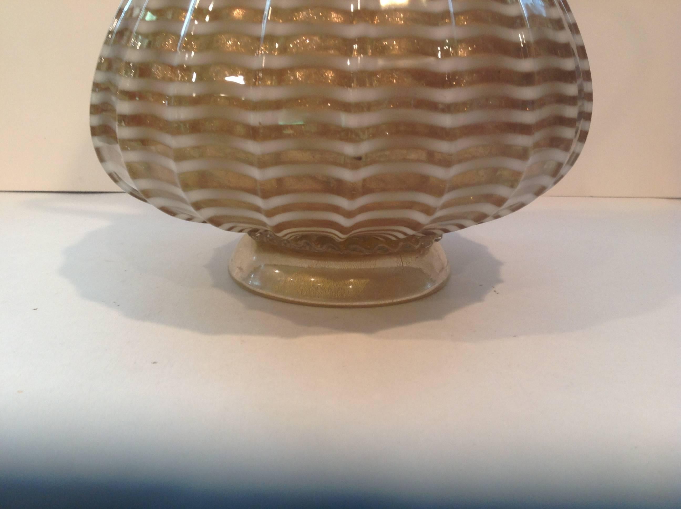 A rare and monumental vase in aventurine. This form is rarely seen.