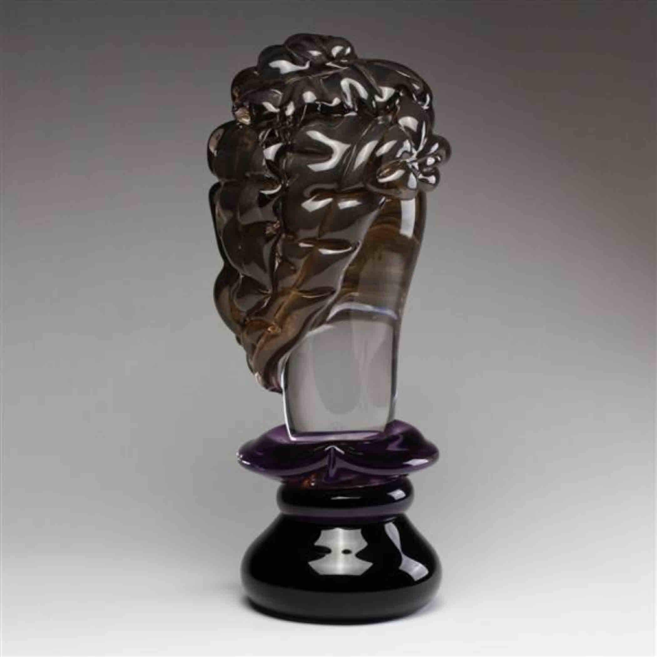 Mid-Century Modern Monumental Studio Glass Sculpture by Kenneth Walker Carder
