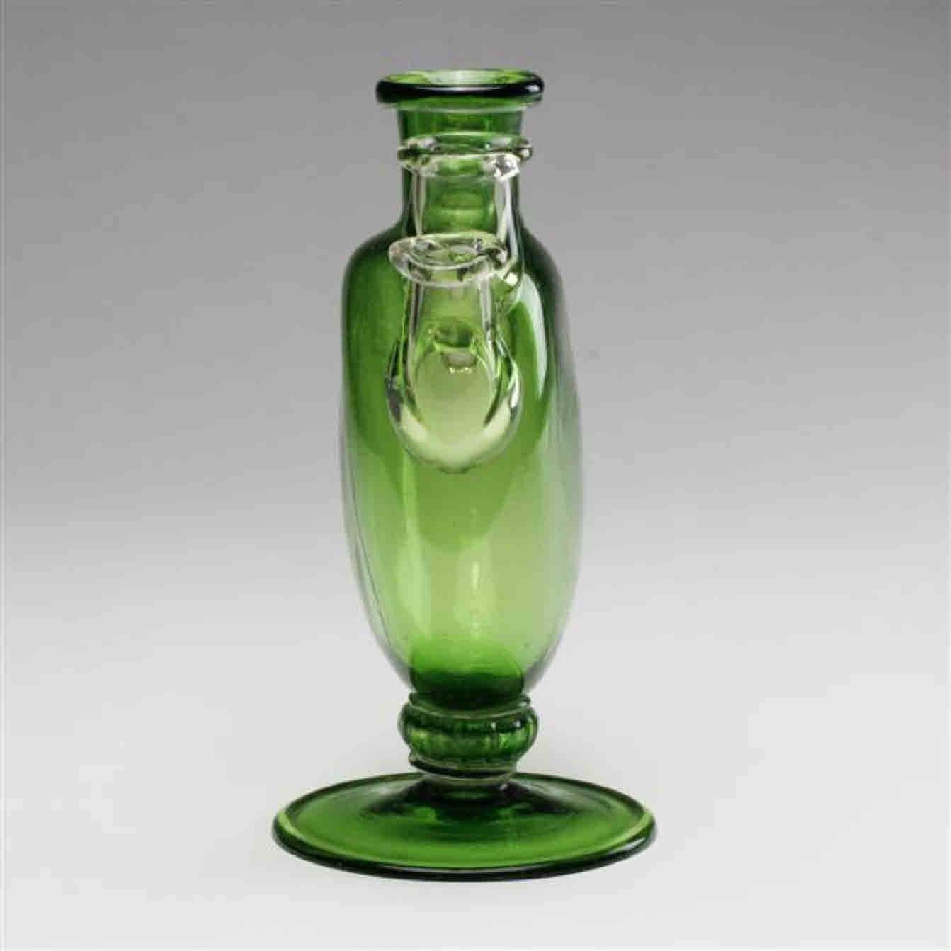 Italian Rare Color 5 Spout Murano Vase by Napoleone Martinuzzi