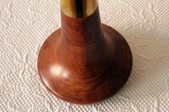 Gerald Thurston Walnut Brass Lamp