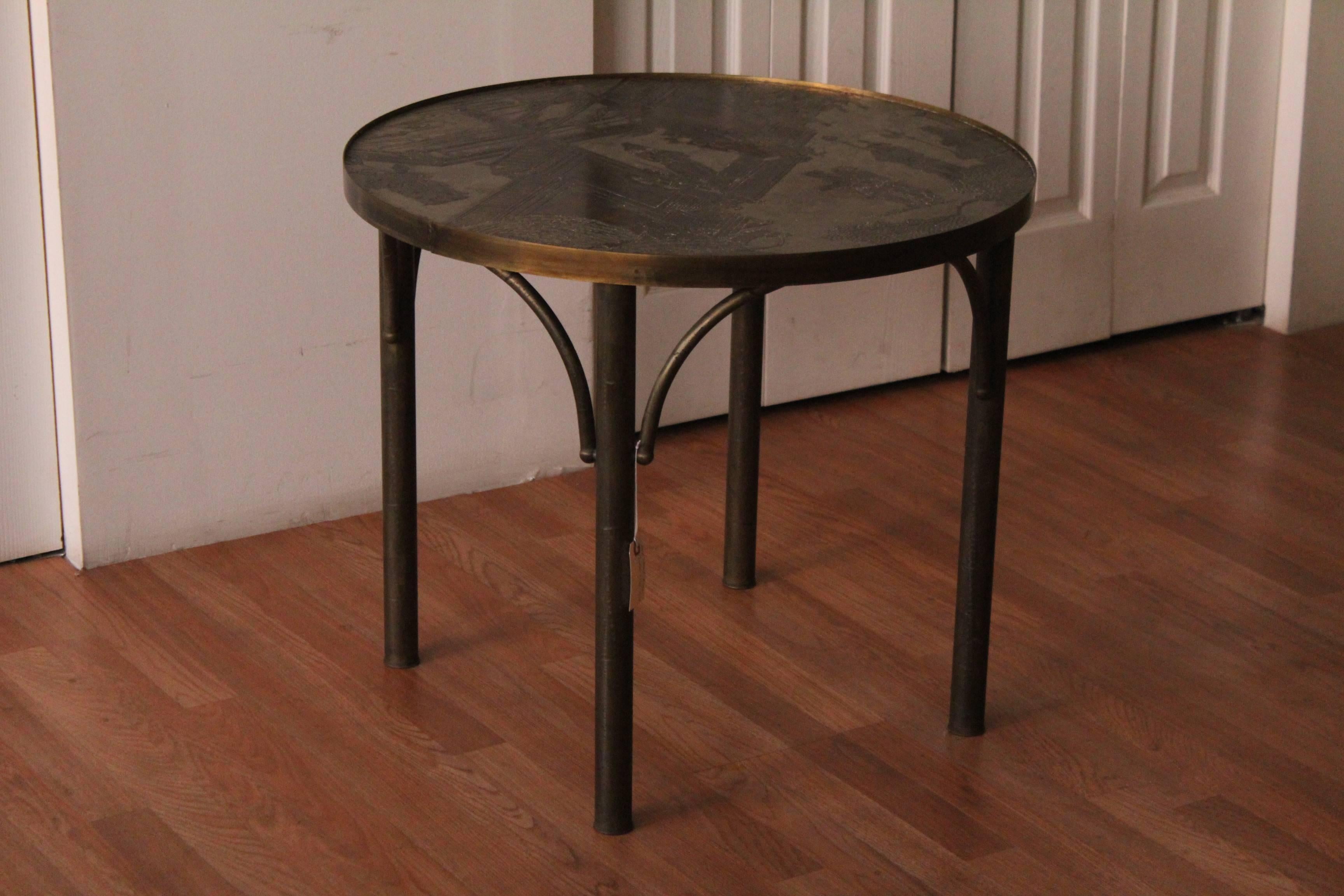 Brass Philip and Kelvin LaVerne Chan Table