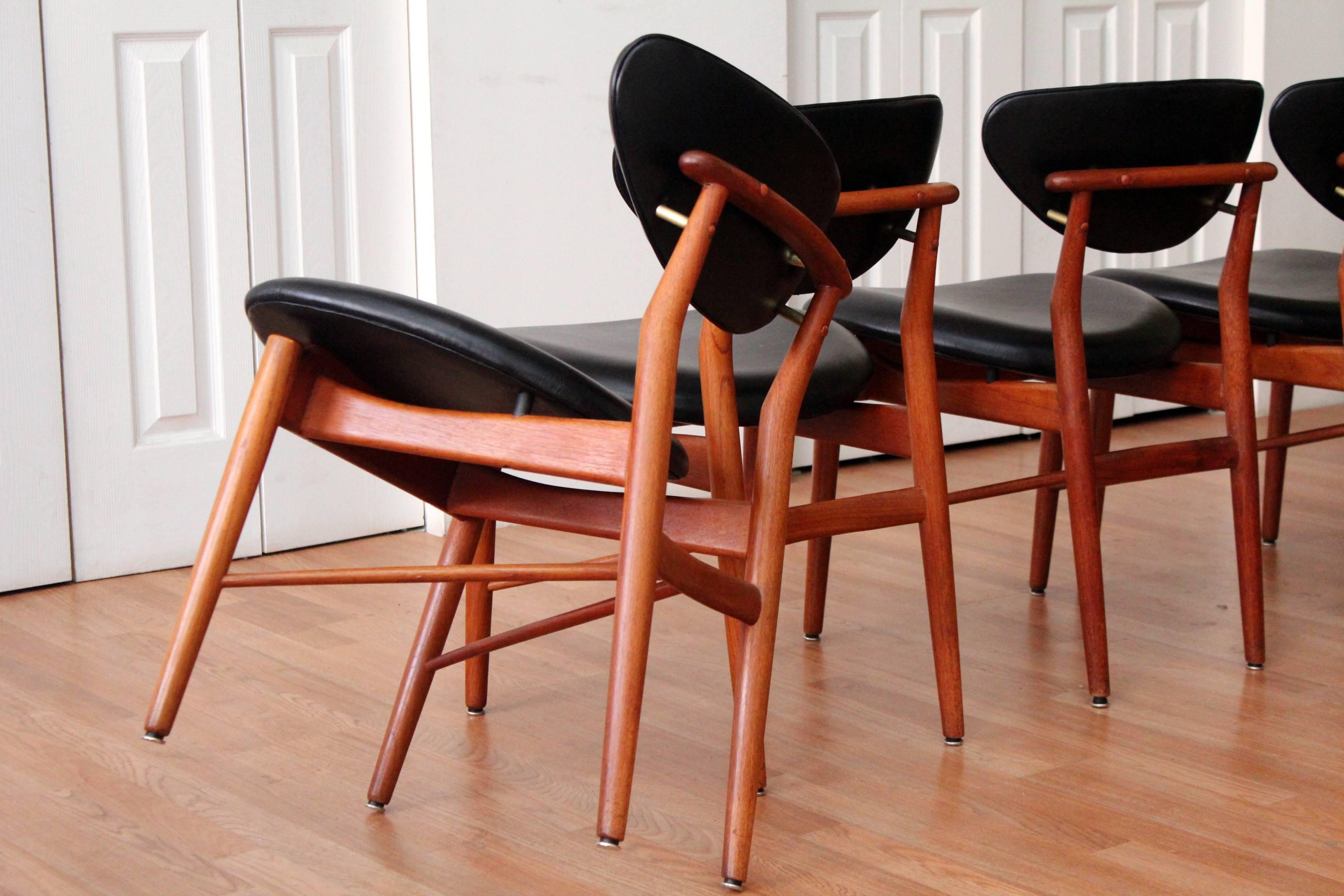 Mid-20th Century Finn Juhl 108 Dining Chairs