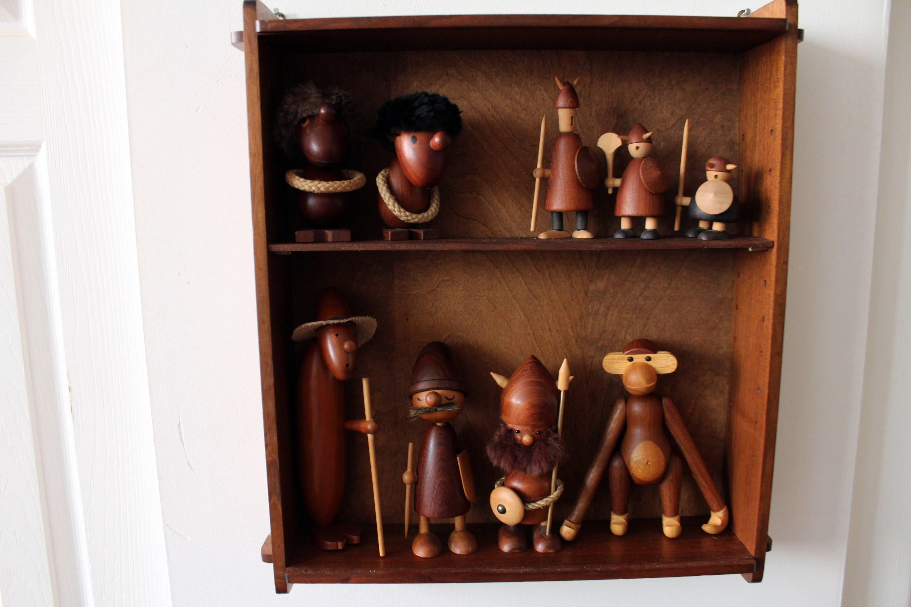 Teak Kay Bojesen Hans Bolling Jacob Jensen Danish Wooden Figures Collection