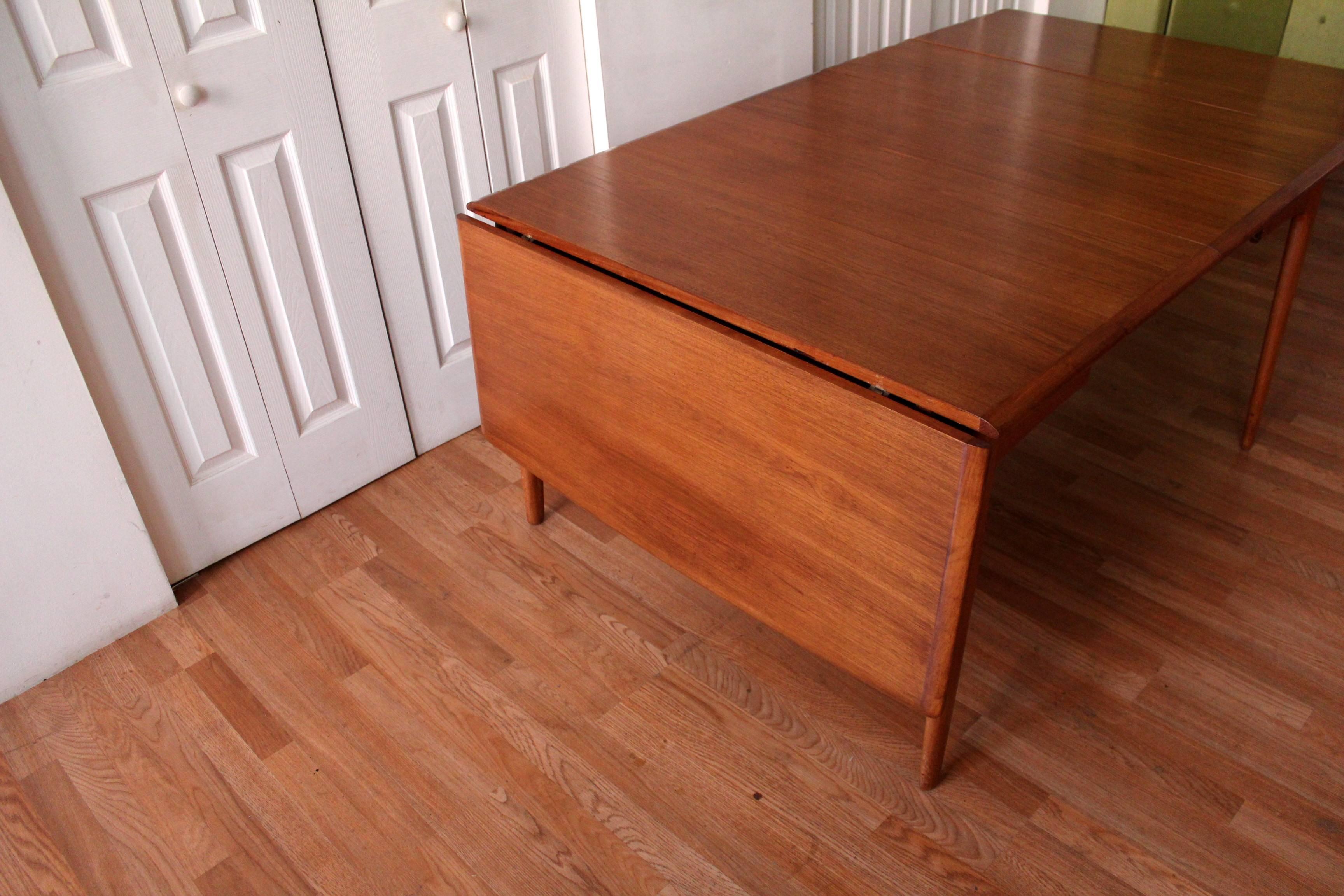 teak drop leaf table