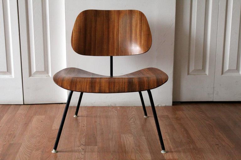 Eames Lcm Zebra Wood Lounge Chair