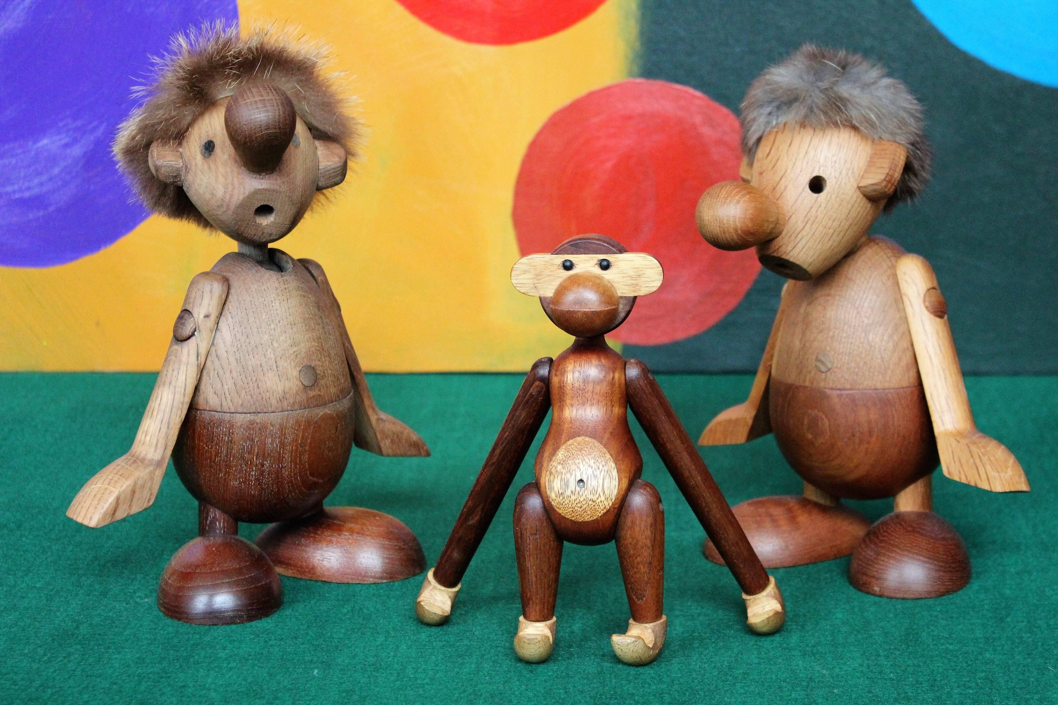 Mid-20th Century Kay Bojesen Hans Bolling Jacob Jensen Danish Wooden Figures Collection