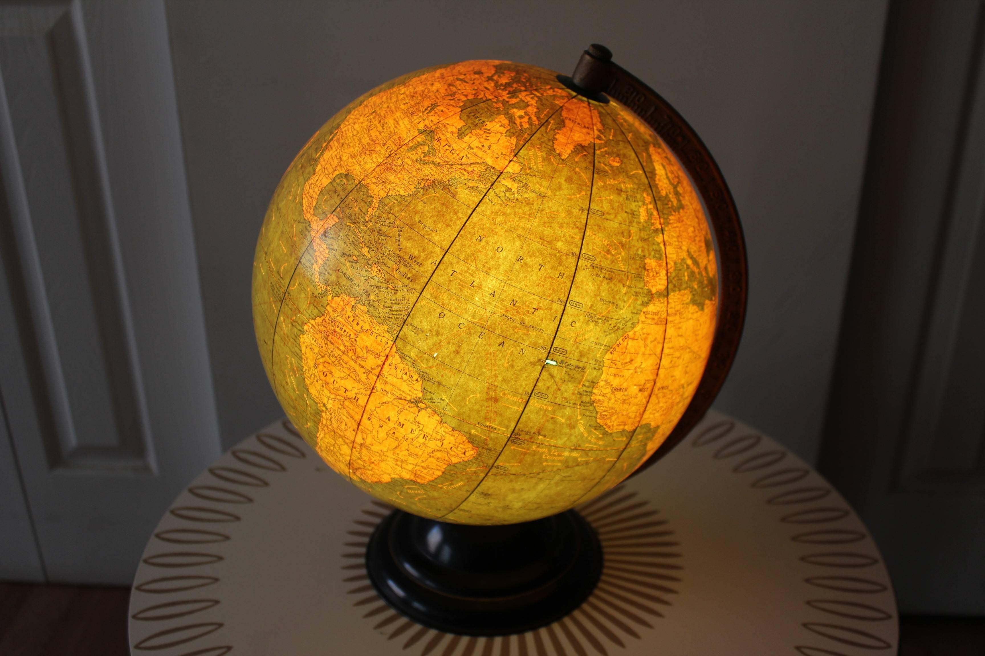 george f cram globe age