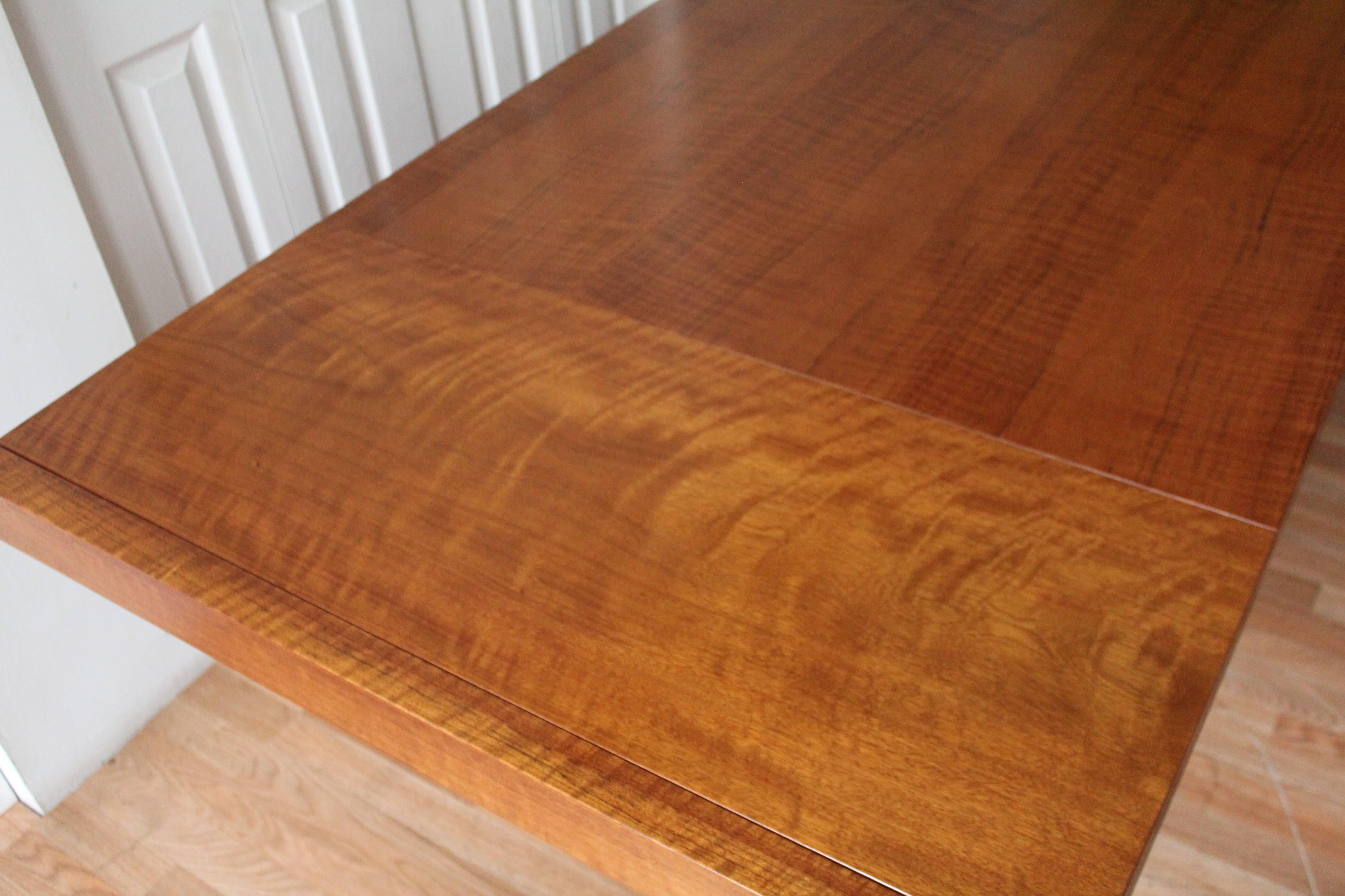 Founders Walnut Pedestal Dining Table In Good Condition In Chicago, IL