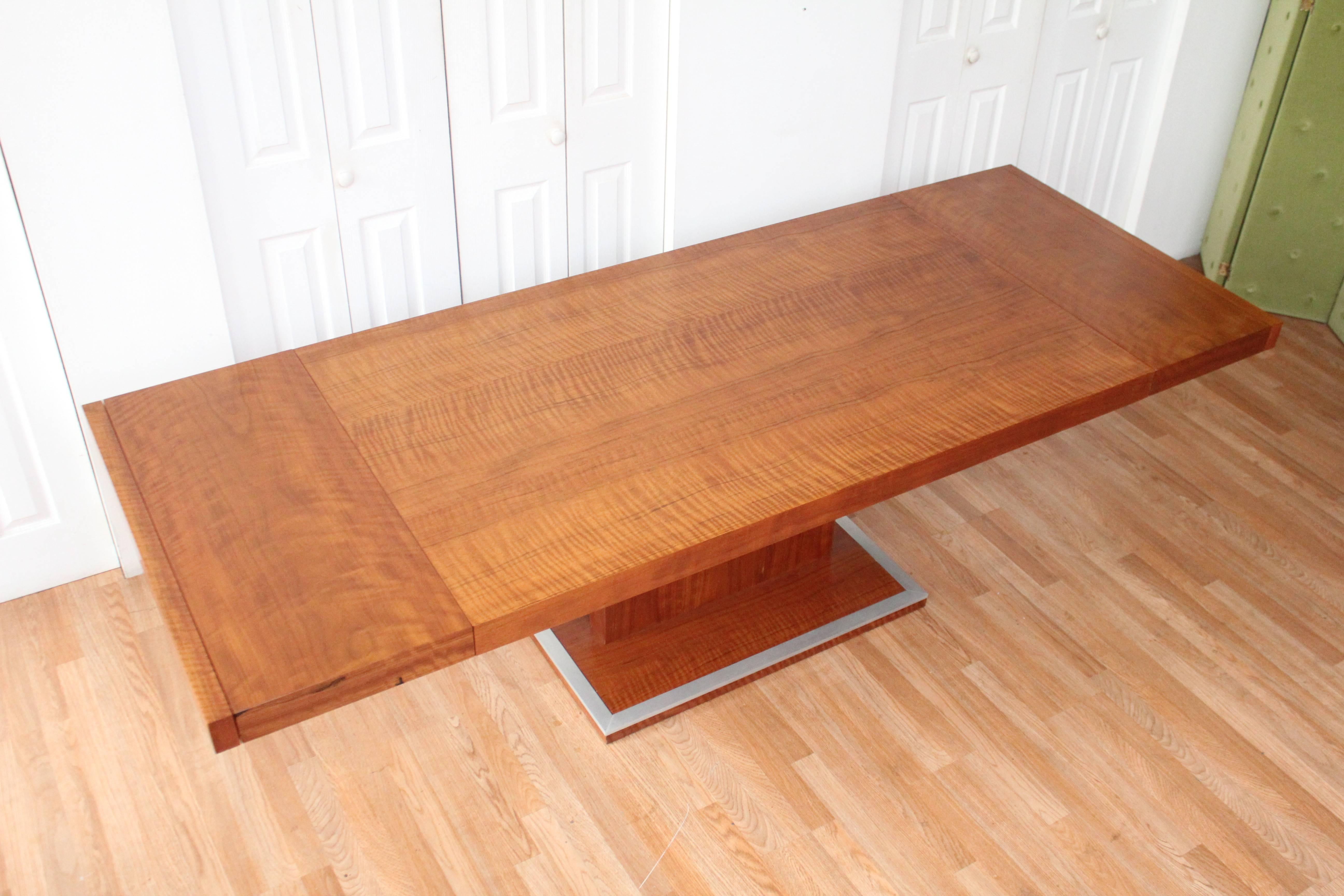 Late 20th Century Founders Walnut Pedestal Dining Table