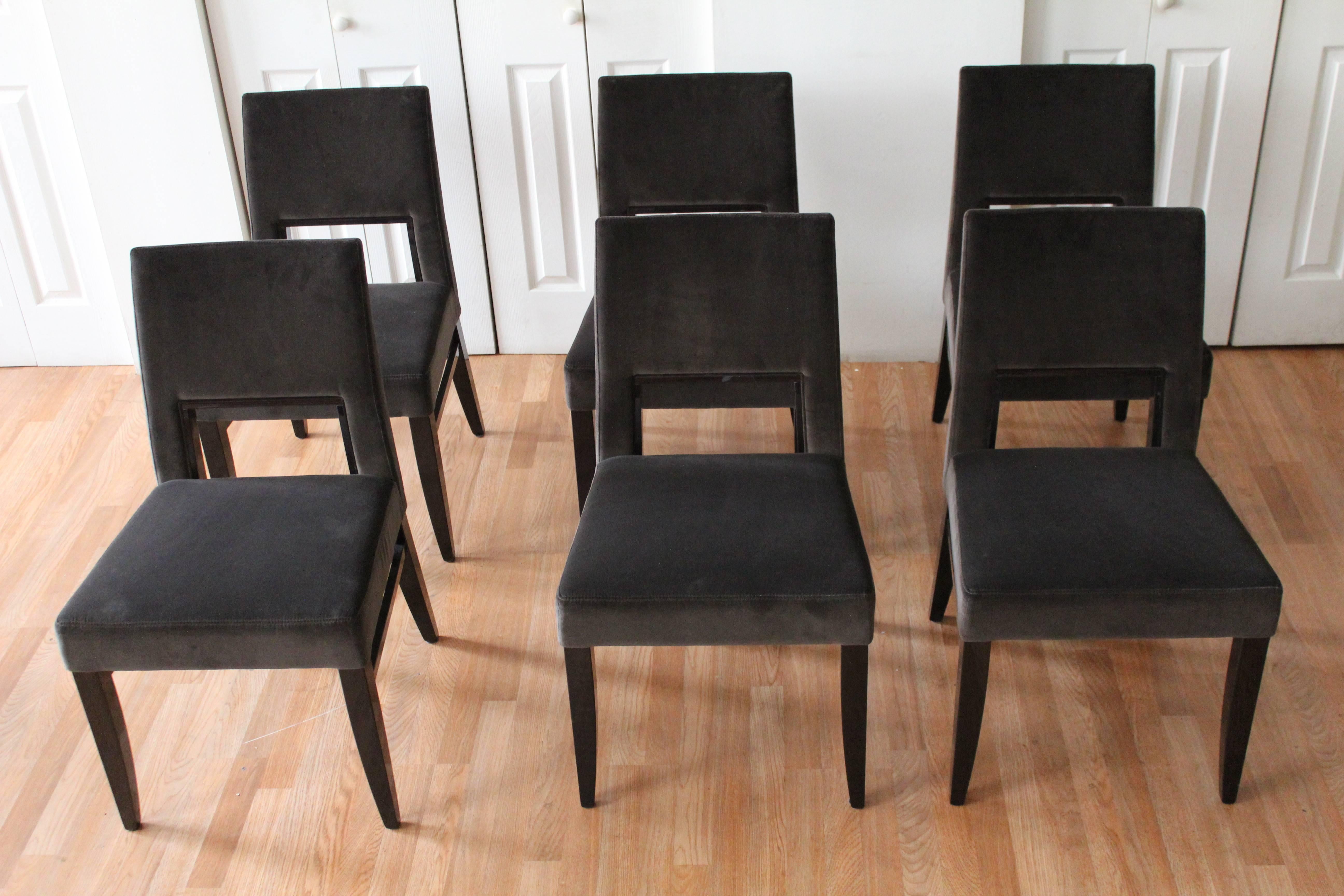 Giorgio Soressi Set of Six Italian Dining Chairs 2