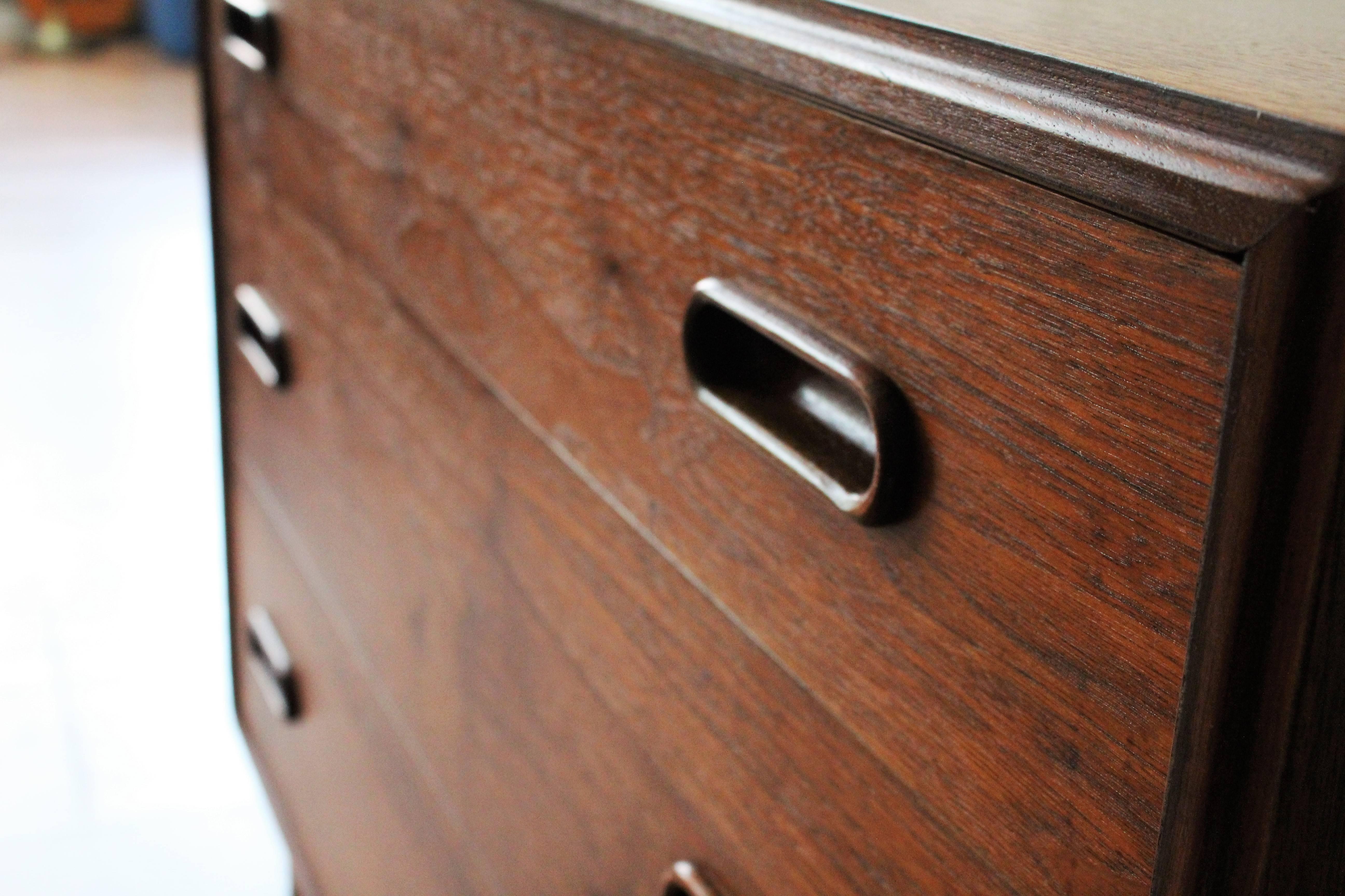 American Founders Walnut Three-Drawer Cabinets