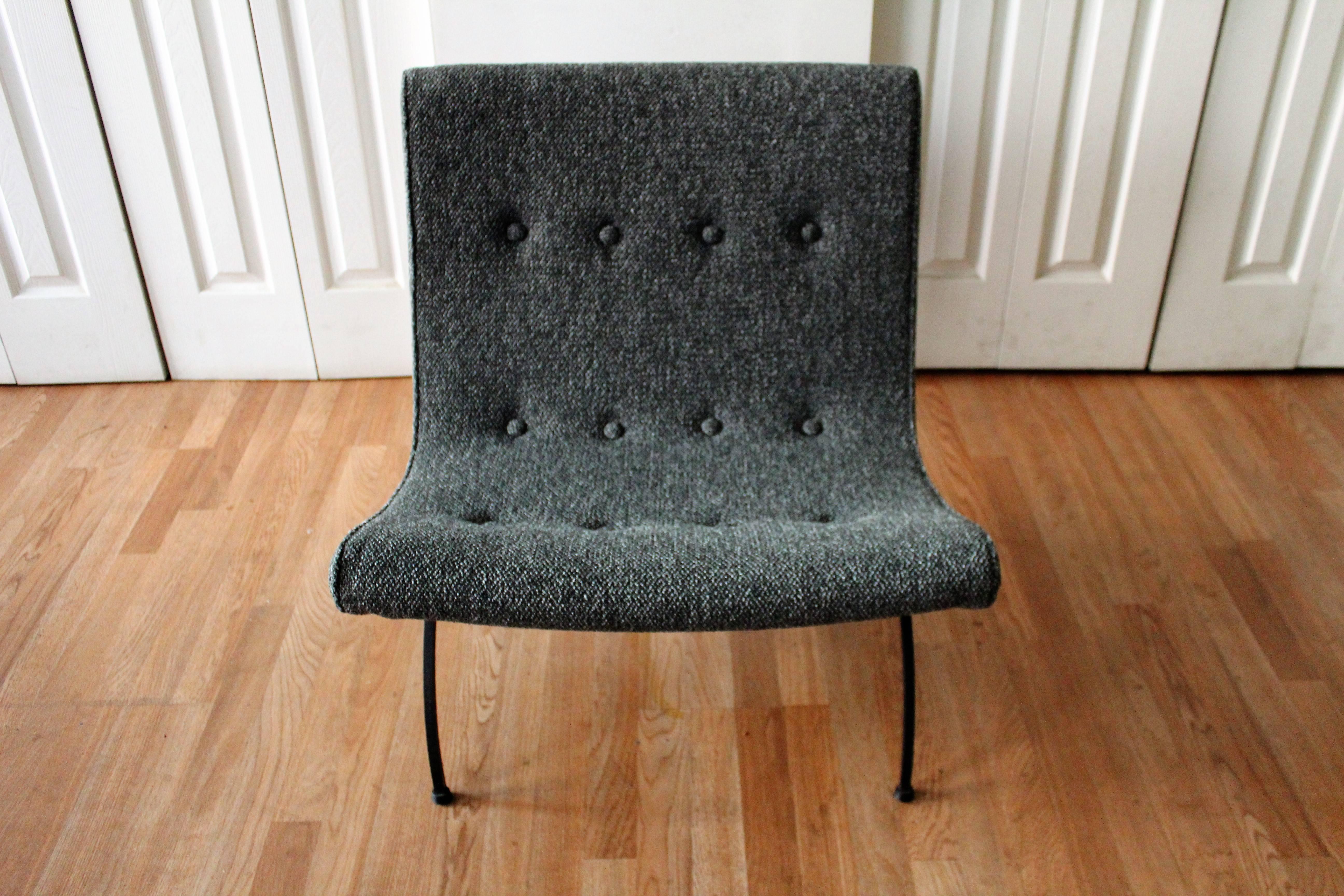 Upholstery Milo Baughman Scoop Lounge Chair
