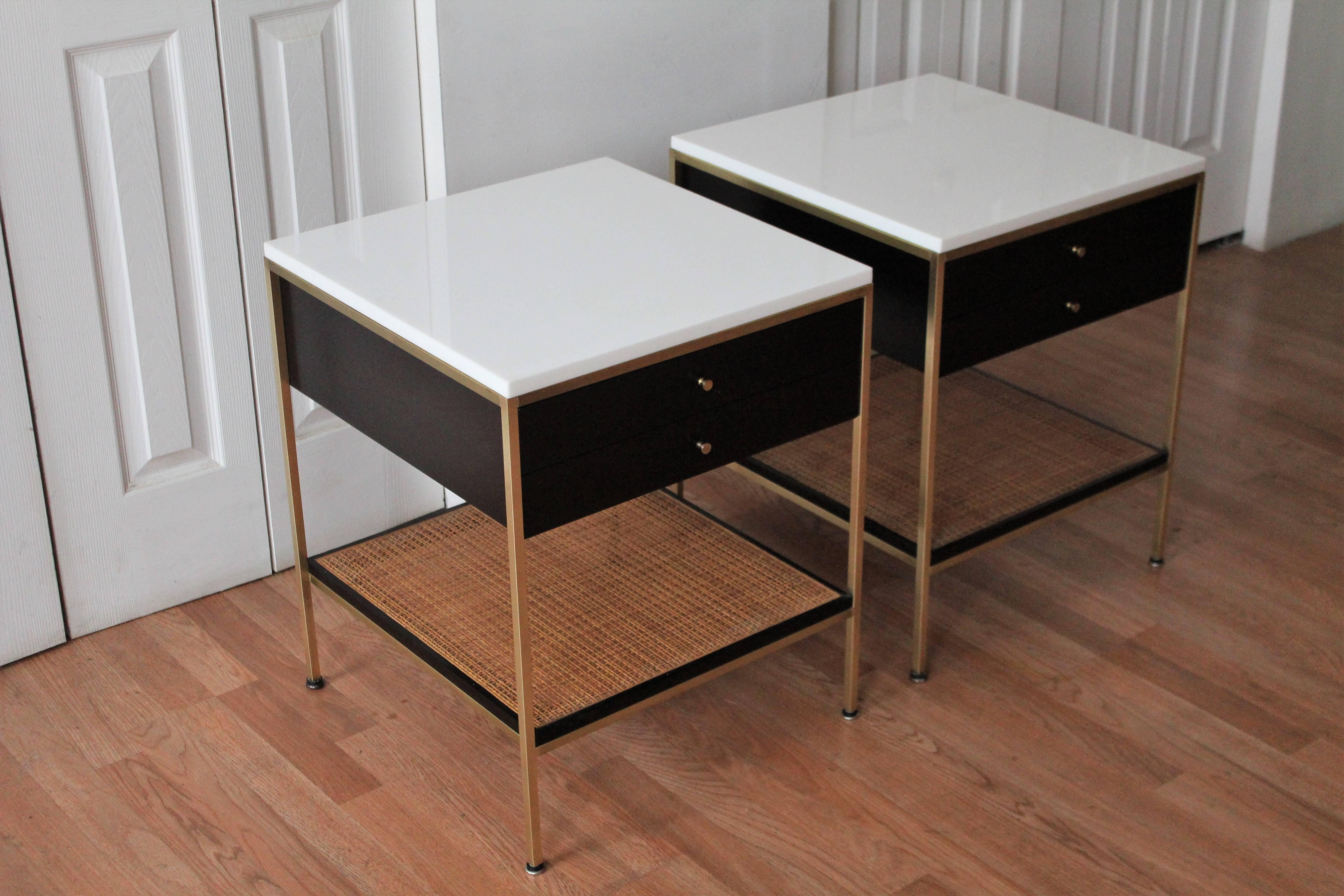 Mid-Century Modern Paul McCobb Pair of Nightstands Side Tables