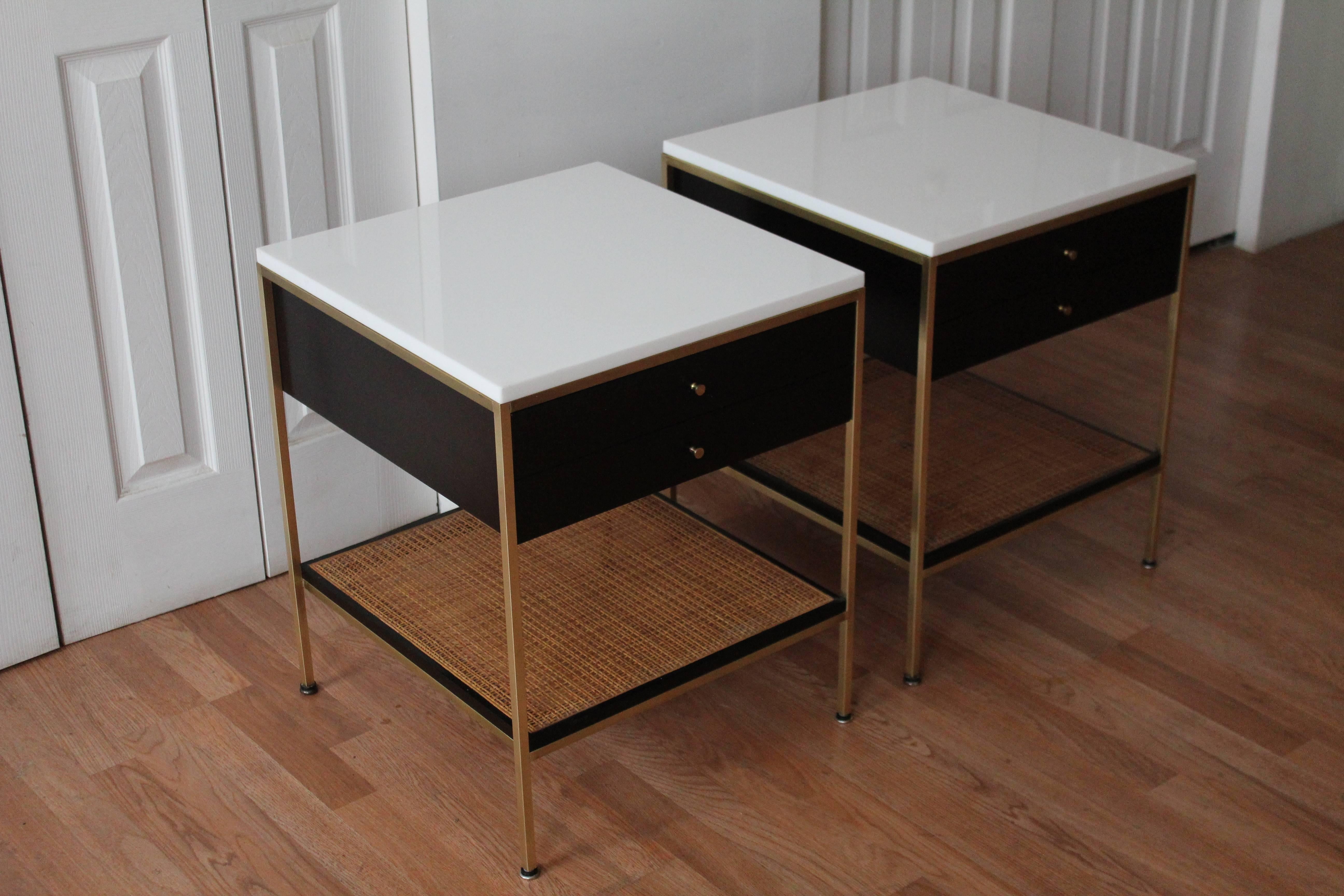 Paul McCobb Pair of Nightstands Side Tables In Good Condition In Chicago, IL